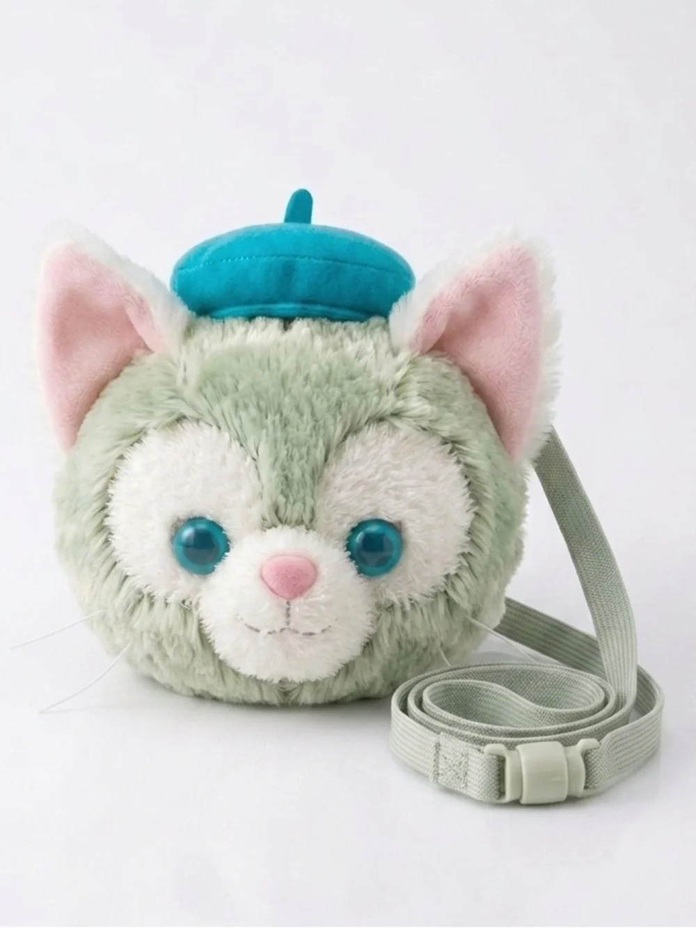 Tokyo Disney Sea Gelatoni Duffy Friend Cat Plush Coin Purse Crossbody Bag